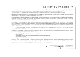 Le Mot Du Président