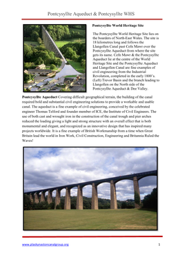 Pontcysyllte Aqueduct & Pontcysyllte