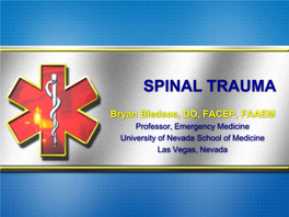 Spinal Trauma