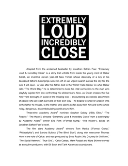 Extremely Loud & Incredibly Close