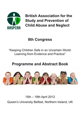 8Th Congress Programme and Abstract Book British Association For