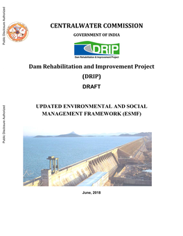Dam Rehabilitation and Improvement Project (DRIP) DRAFT