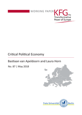 Critical Political Economy