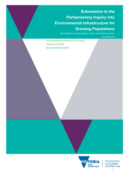 Submission to the Parliamentary Inquiry Into Environmental