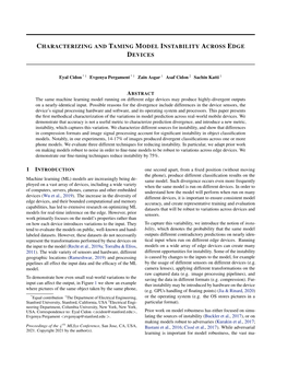 Characterizing and Taming Model Instability Across Edge Devices