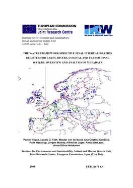 (VA) – Italy the WATER FRAMEWORK DIRECT