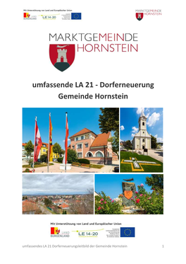 Umfassende LA 21 - Dorferneuerung Gemeinde Hornstein