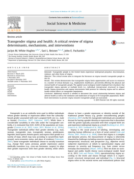 Transgender Stigma and Health: a Critical Review of Stigma Determinants, Mechanisms, and Interventions