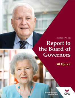 Report to the Board: June