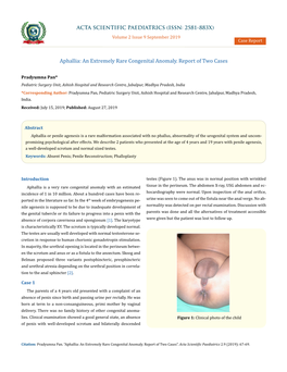 Aphallia: an Extremely Rare Congenital Anomaly