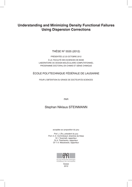 Understanding and Minimizing Density Functional Failures Using Dispersion Corrections