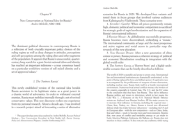 Chapter V Neo-Conservatism As National Idea for Russia? Andrei Melville, NRU-HSE the Dominant Political Discourse in Contemporar