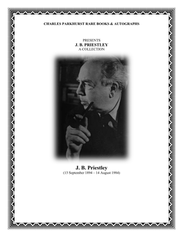 JB Priestley