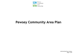 Pewsey Community Area Plan