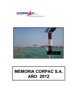 Memoria CORPAC S.A