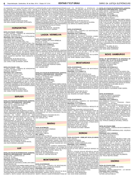 6 Editais 1º E 2º Grau Horizontina Ibirubá Ijuí Lagoa Vermelha Marau Montenegro Mostardas Nonoai Novo Hamburgo Osório