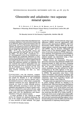 Glauconite and Celadonite