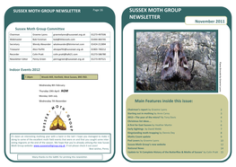 Sussex Moth Group Newsletter