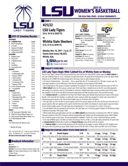 Women's Basketball LSU Combined Team Statistics (As of Mar 04, 2011) All Games