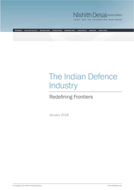 The Indian Defence Industry Redeﬁning Frontiers