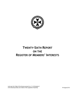 Register of Members' Interests