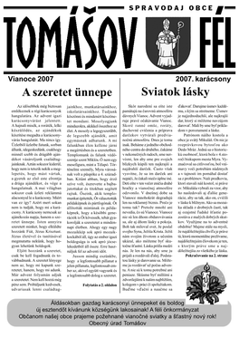 A Szeretet Ünnepe Sviatok Lásky