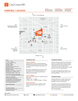 PARKING / ACCESS 9ST 800 10Th Street NW 825 10Th Street NW 955 H Street NW