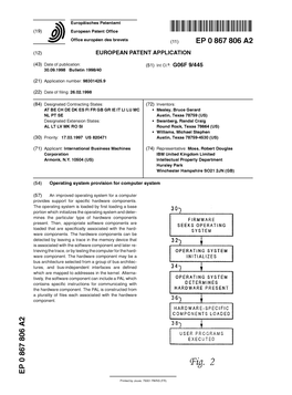 Operating System Provision for Computer System