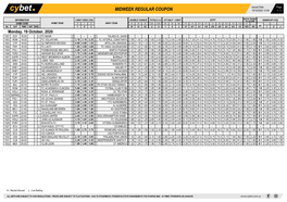 Midweek Regular Coupon 15/10/2020 12:54 1 / 1