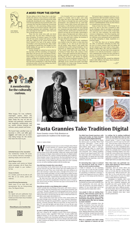 Pasta Grannies Take Tradition Digital