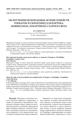 Coleoptera: Mordellidae, Scraptiidae) Cтарого Света