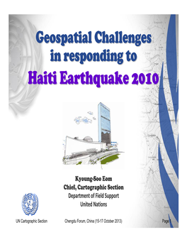 Haiti Earthquake 2010