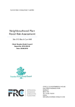 Neighbourhood Plan Flood Risk Assessment