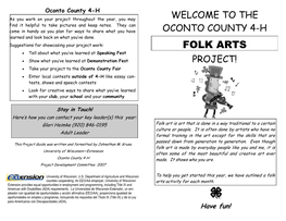 Folk Arts Projects