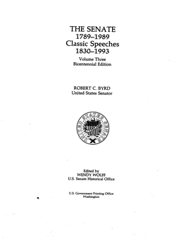 AMERICAN SYSTEM 1 February 2, 3, and 6,· 1832 (In the Senate)