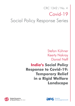 India's Social Policy Response to Covid-19