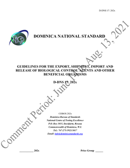 Guidelines for the Export, Shipment, Import and Release of Biological Control Agents and Other Beneficial Organisms