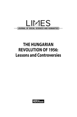 THE HUNGARIAN REVOLUTION of 1956: Lessons and Controversies AUTHORS: JOURNAL of SOCIAL SCIENCES and HUMANITIES