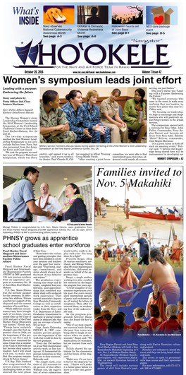 Families Invited to Nov. 5 Makahiki