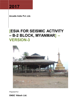 Esia for Seismic Activity – Ep 3 Block, Myanmar