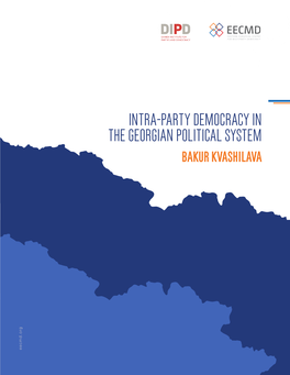 Intra-Party Democracy in the Georgian Political System