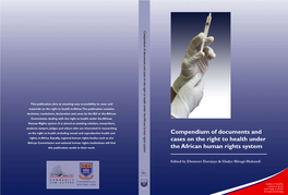 Compendium of Documents and Cases on the Right to Health Under the African Human Rights System