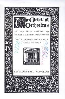 The CLEVELAND CHAMBER MUSIC SOCIETY