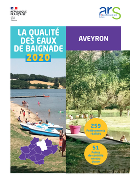 La Qualité Des Eaux De Baignade Dans L’Aveyron