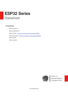 ESP32 Series Datasheet