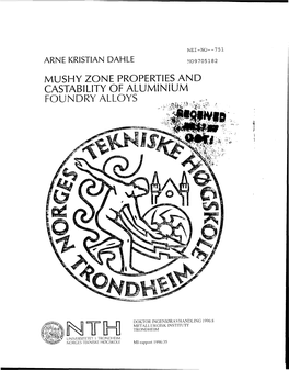 Mushy Zone Properties and Castability of Aluminium Foundry Alloys