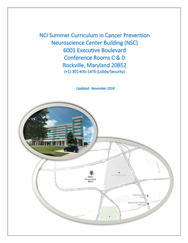 NCI Summer Curriculum in Cancer Prevention