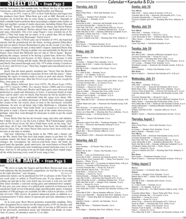 STEELY DAN - from Page 2 Thursday, July 25 Sunday, July 28 and the Americans a Few Months Later