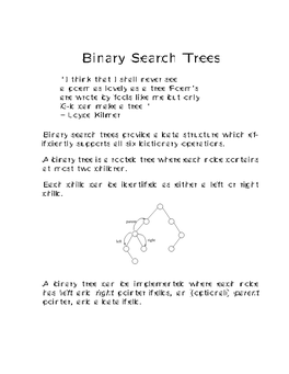 Binary Search Trees