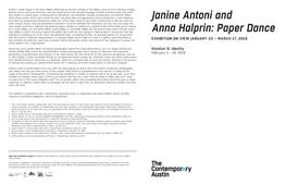 Janine Antoni and Anna Halprin